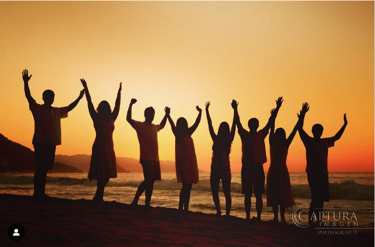 Puerto Vallarta family sunset